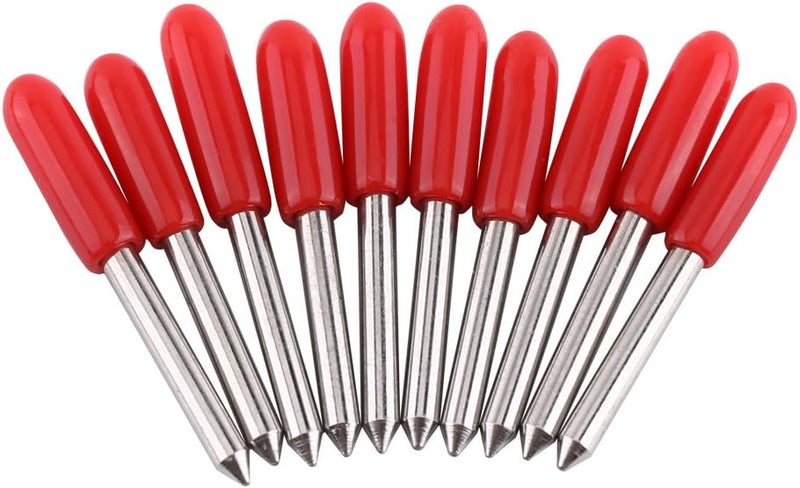 POCREATION Cemented Carbide Blade Set, 10 Pieces, 45 Degree Angle, for Film Cutting - Image 1